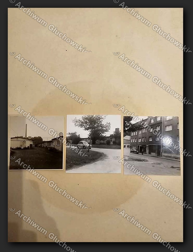 Trzy fotografie obozowe