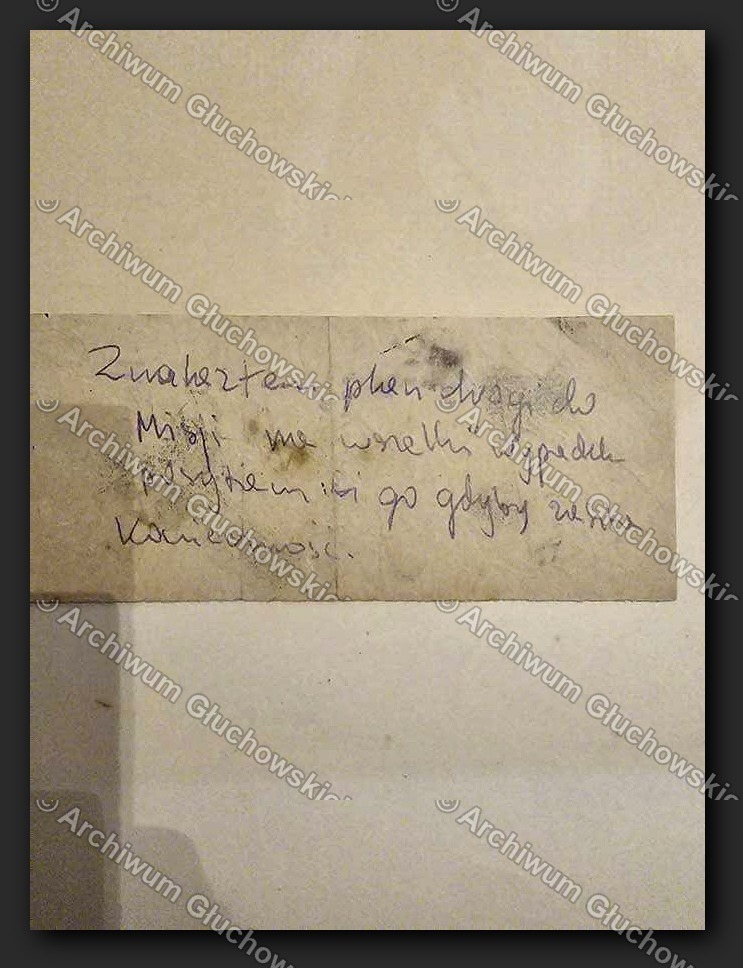 Krótka notatka odręczna