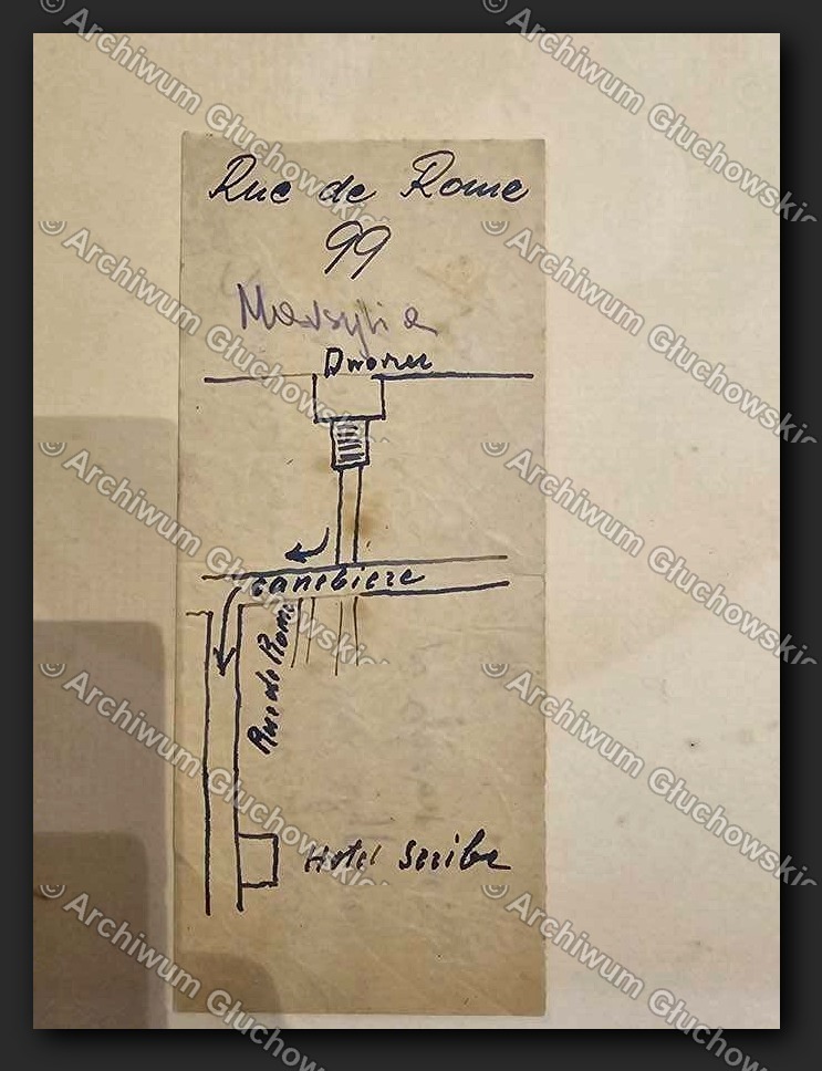 Mapka Marsylii — Rue de Rome, Canebière