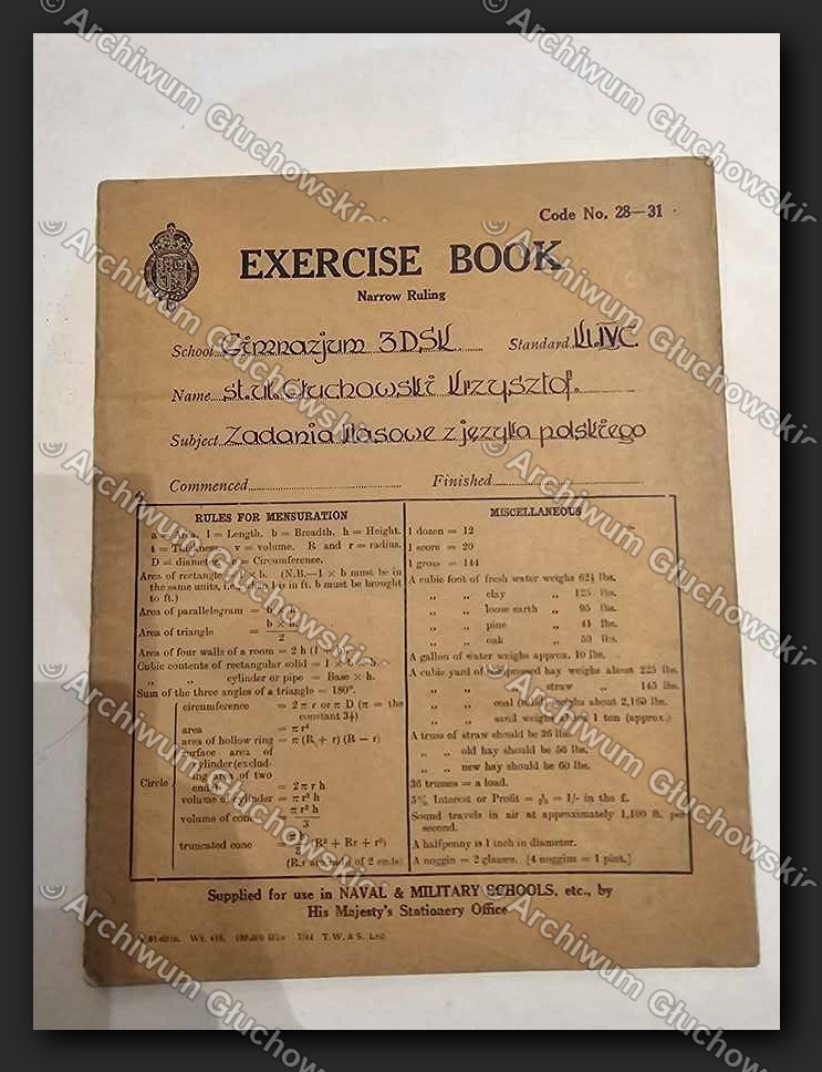 Okładka EXERCISE BOOK — Gimnazjum 3DSK