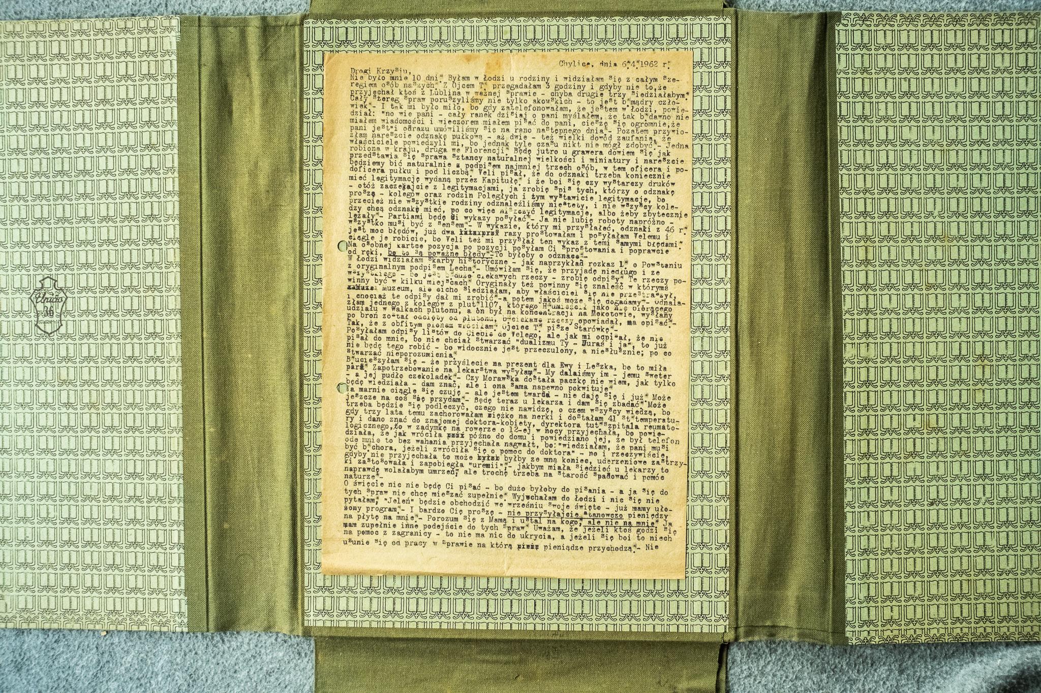 List Wandy do Krzysia o powrocie z Lodzi i pluton 1119 (DSCF7023)