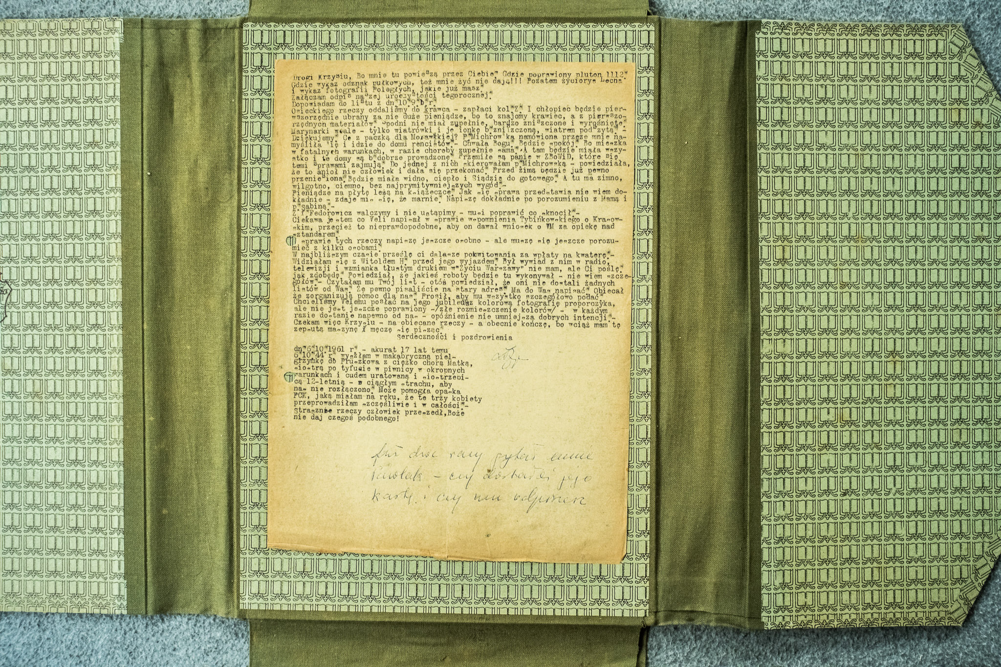 List c.d.: o trudnościach dla Krzysia, dzieje 17 lat temu (DSCF7063)