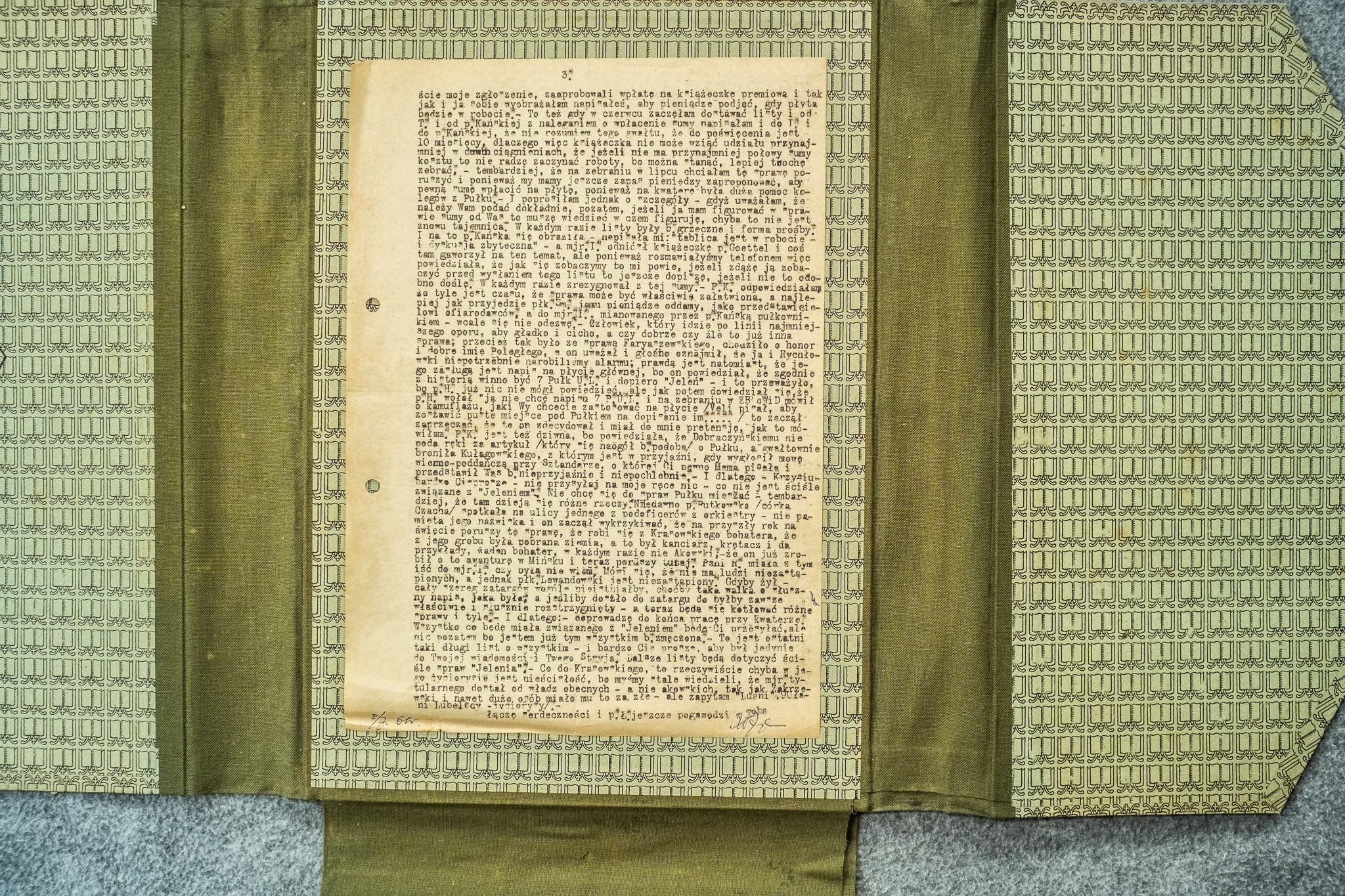 List Jurasia c.d. - obowiazek, kierownictwo plyt, nazwiska (DSCF7079)
