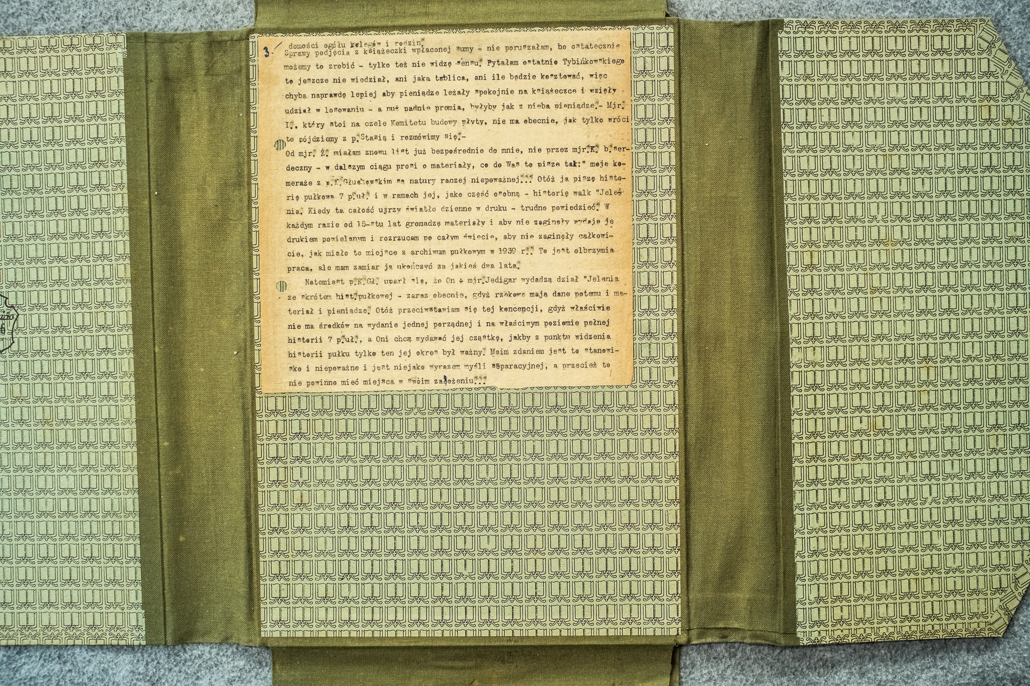 List Krzysztofa - tablica historyczna 7 PUL, dzial Jelenia, mjr Iz (DSCF7081)