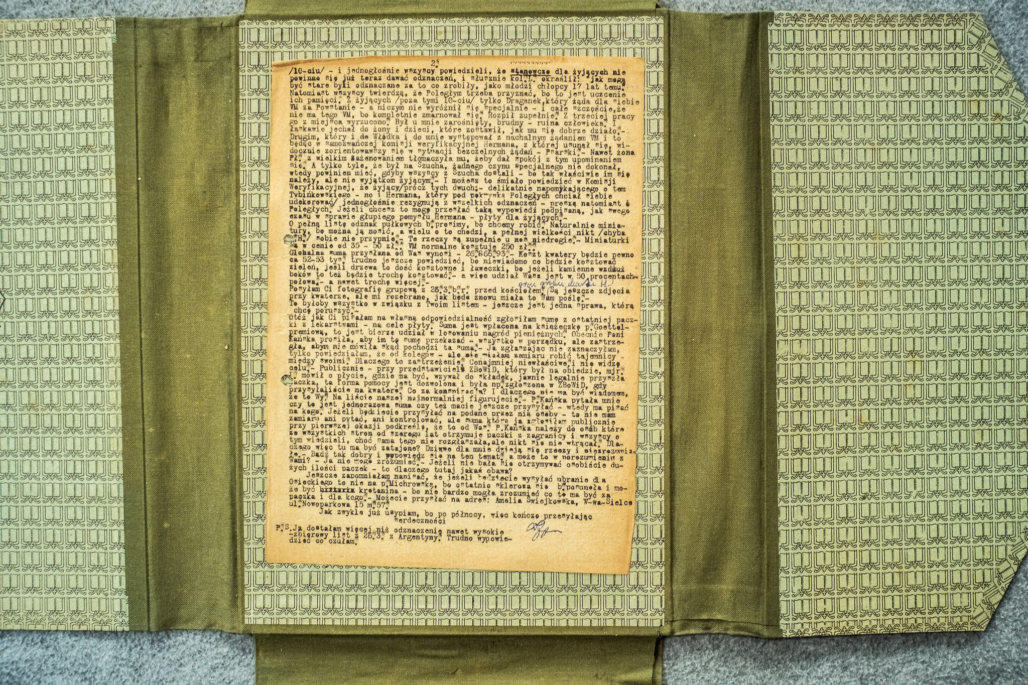 List Wandy Krysty o Komisji Weryfikacyjnej i archiwum (DSCF7088)