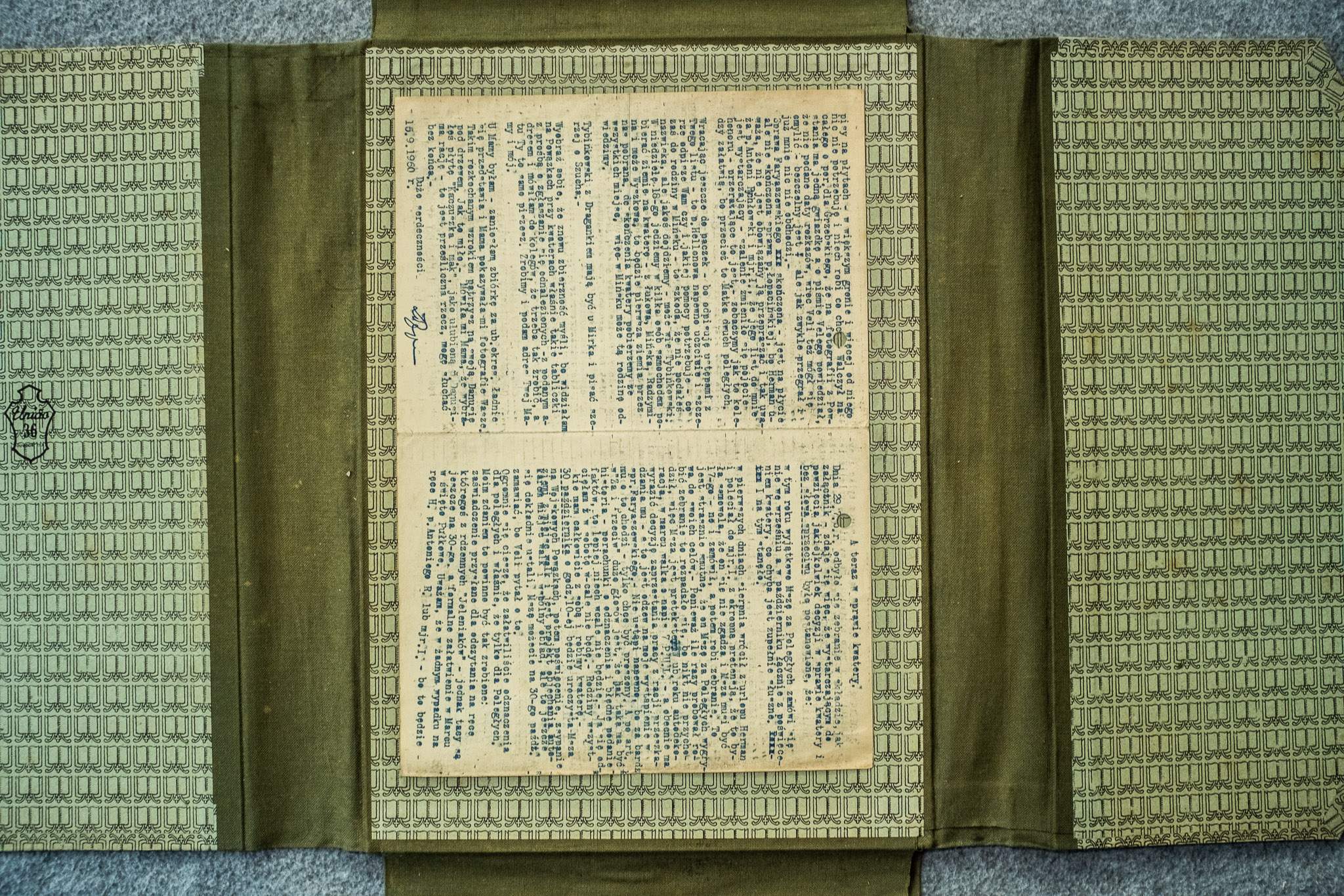 List dwustronnny: 16.V.1960 + Pa Drugiomstem (DSCF7129)