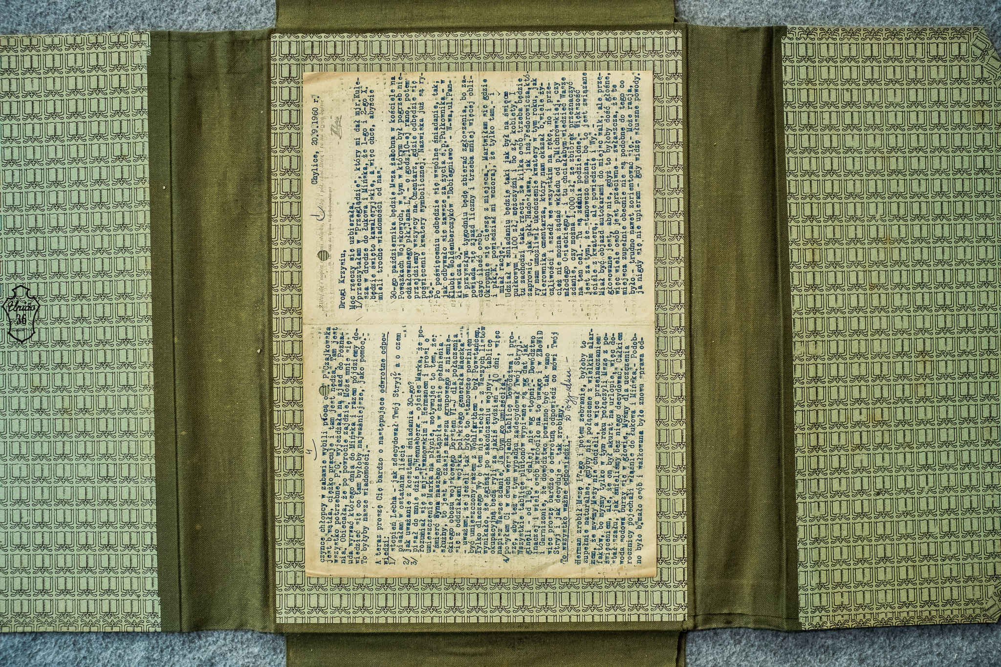 List Krysty z 30.IX.1960 do Krzysia - zycie codzienne