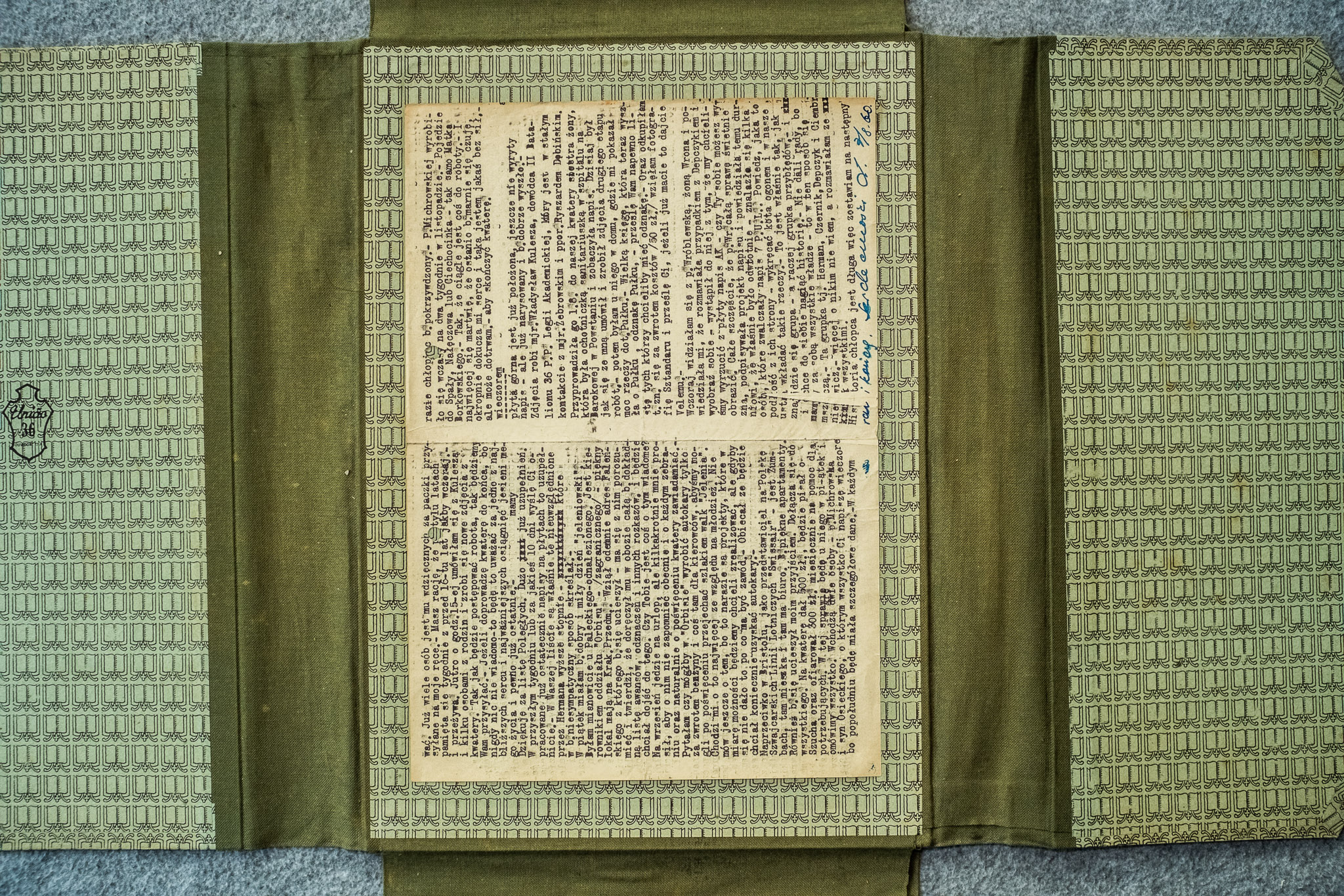 List dwustronny - Pulkowi i sluzba 1939-1940 (DSCF7136)