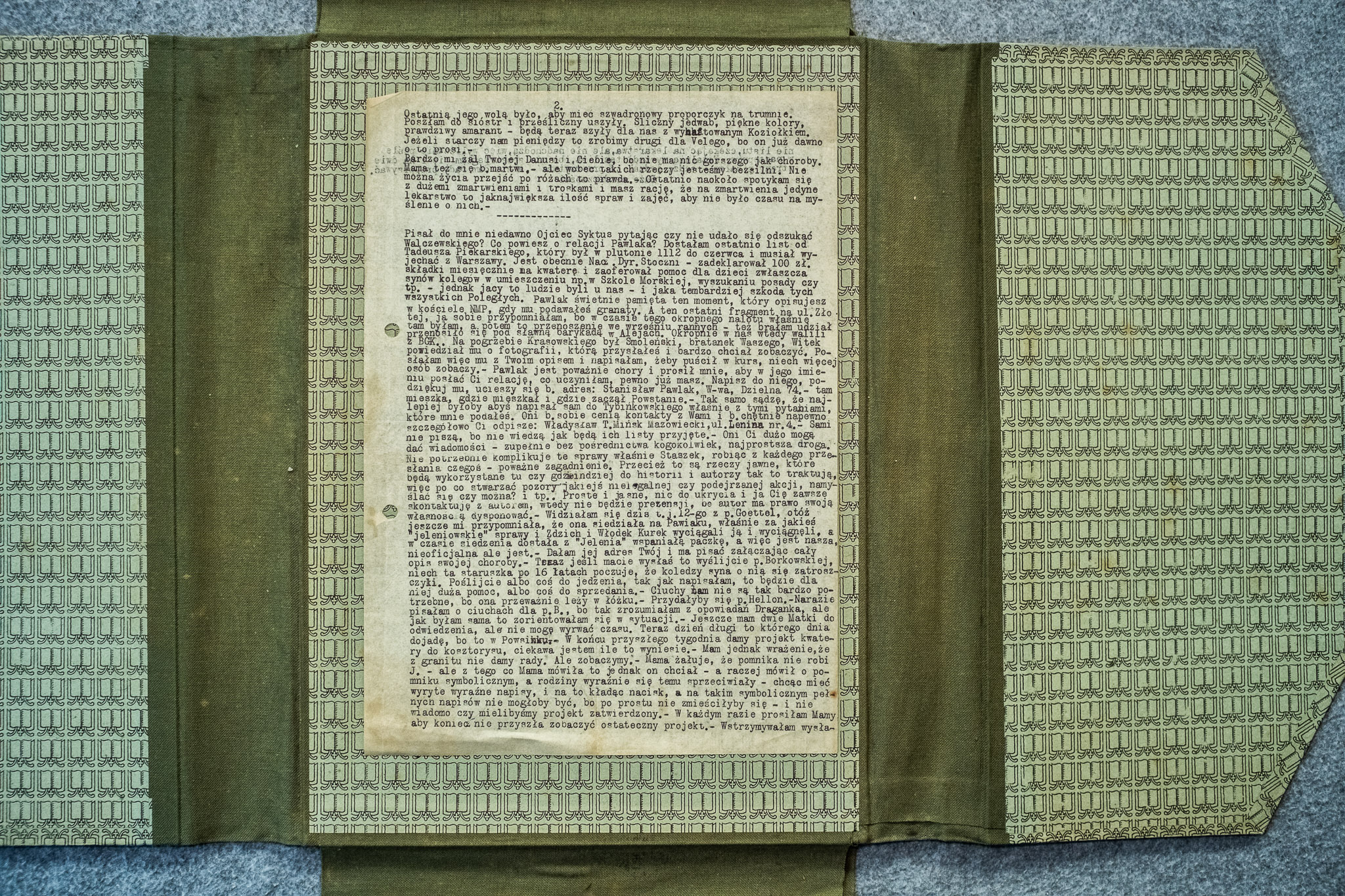 List o Walczewskim, Pawlaku, Stalag XI-B (DSCF7179)
