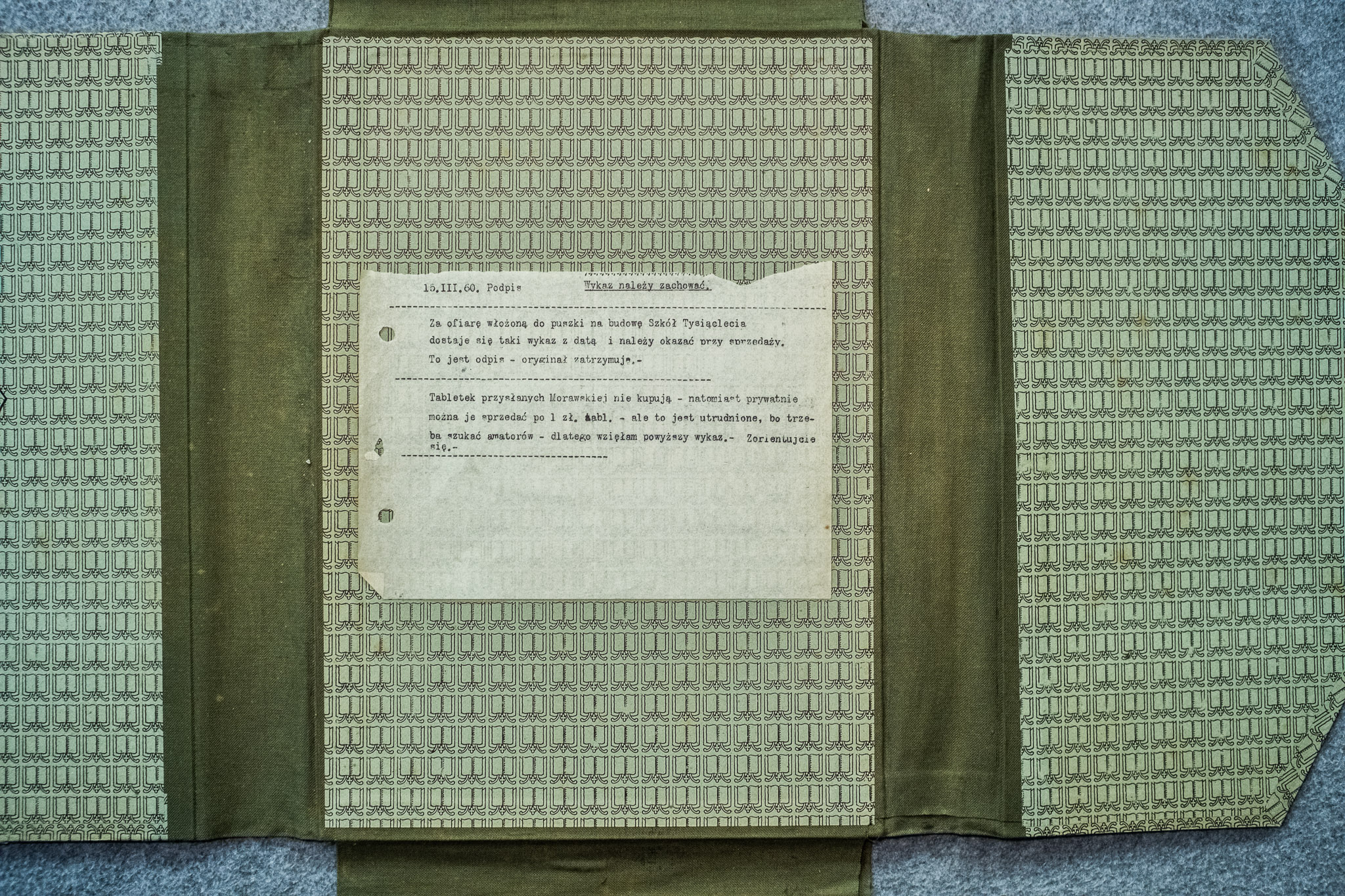 Notatka 16.III.1960 wykaz tabletek Morawska (DSCF7204)