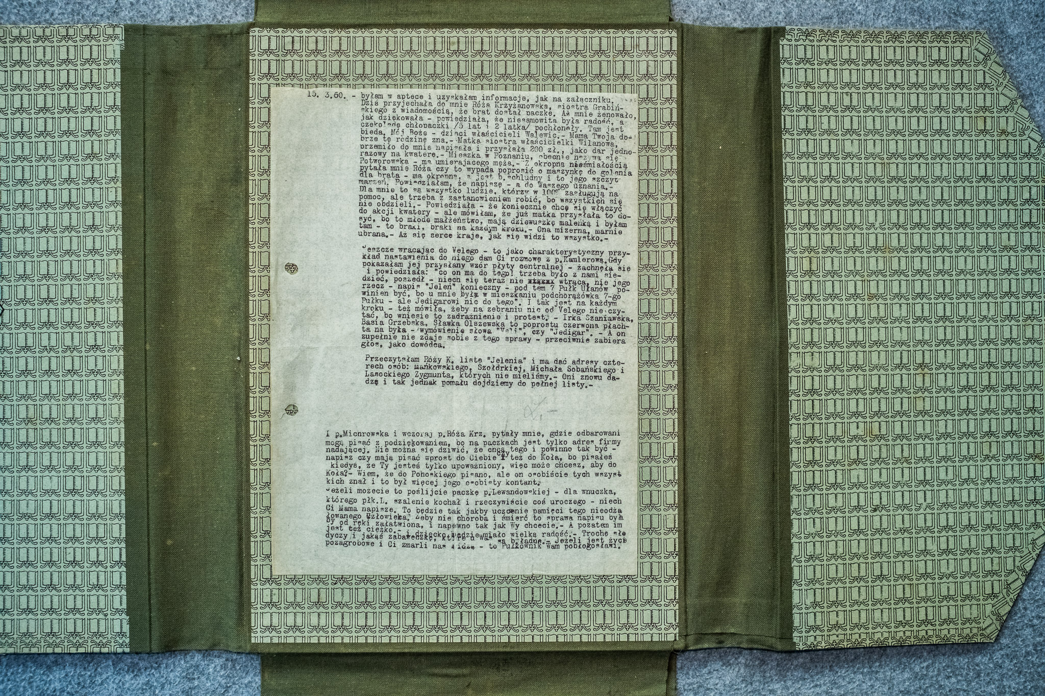 List 13.V.1960 z Chylic - Krzyzanowscy, Grabowski (DSCF7206)