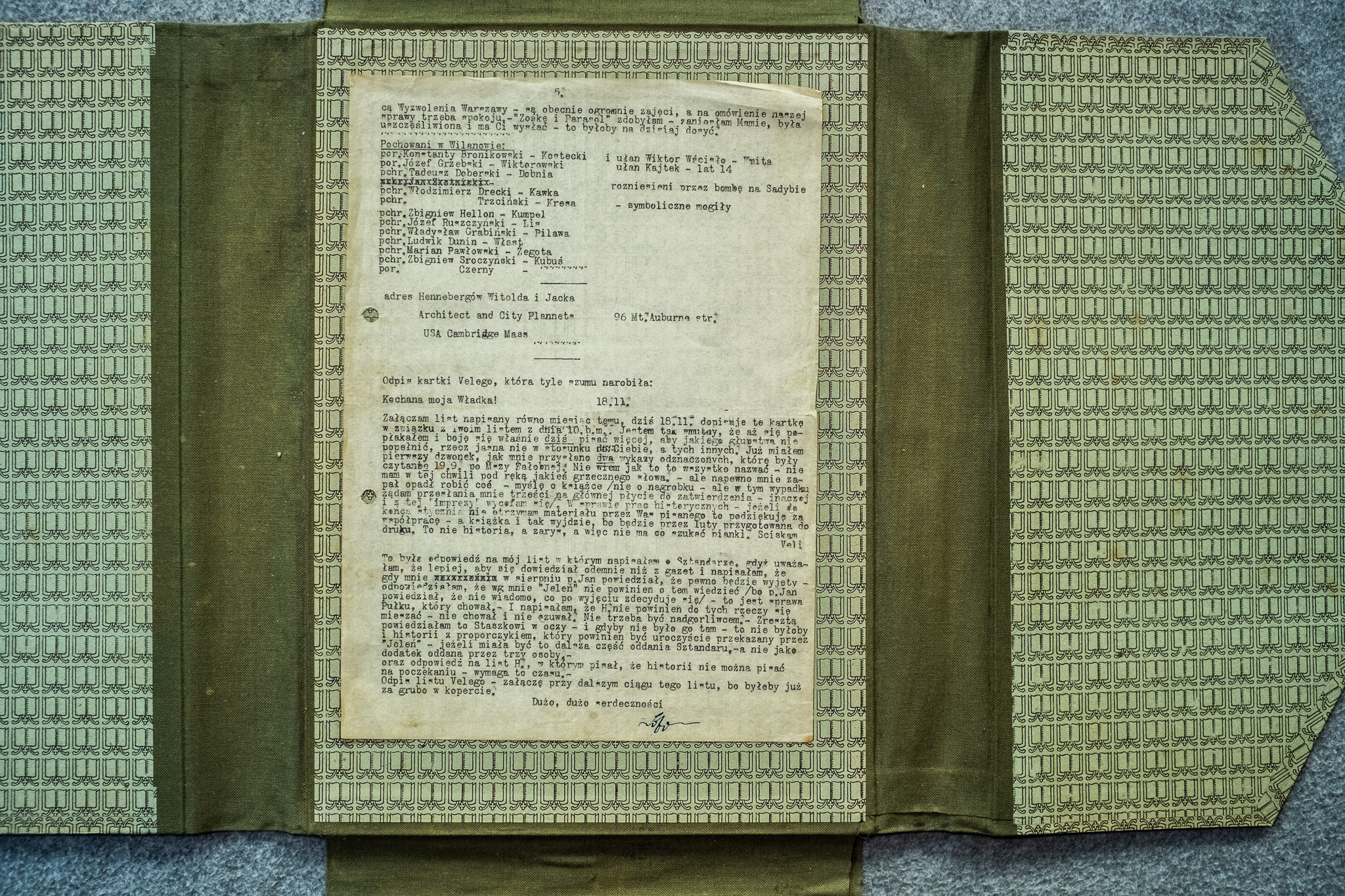 List 18.II.1962 - lista poleglych w Wilanowie (DSCF7208)