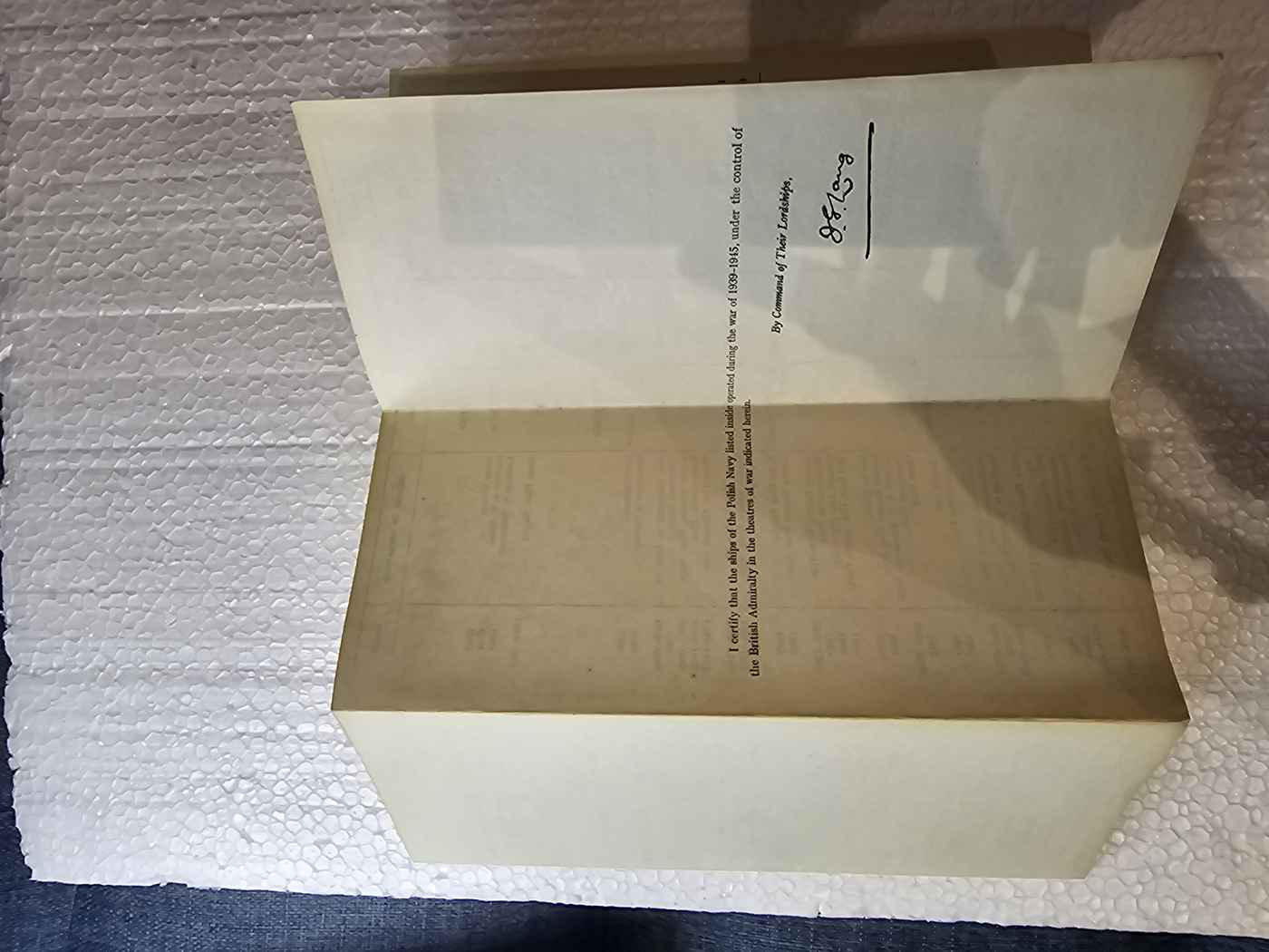 ★★★★ Certyfikat Admiralicji Brytyjskiej — Polska Marynarka Wojenna 1939-1945 (styczeń 1947, nakład 2500 egz.)