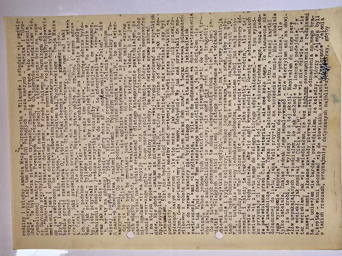 List do Krzysztofa - Chylice 10-13.I.1960