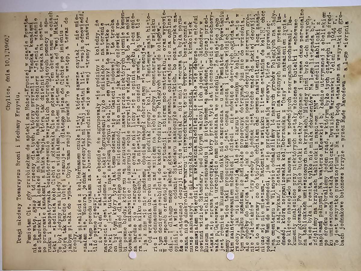 List Kopczynskiej - 5-6.III.1960