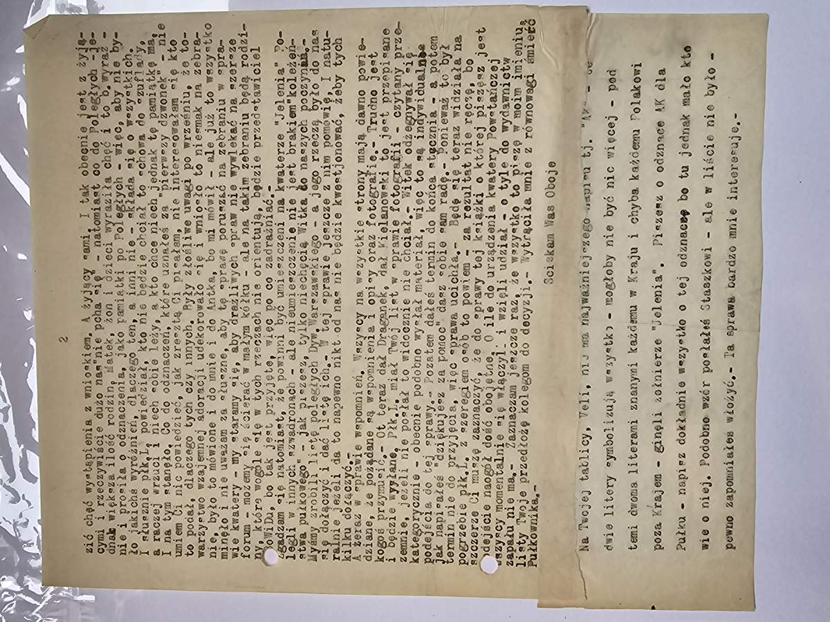 List Kopczynskiej - 3.II.1960