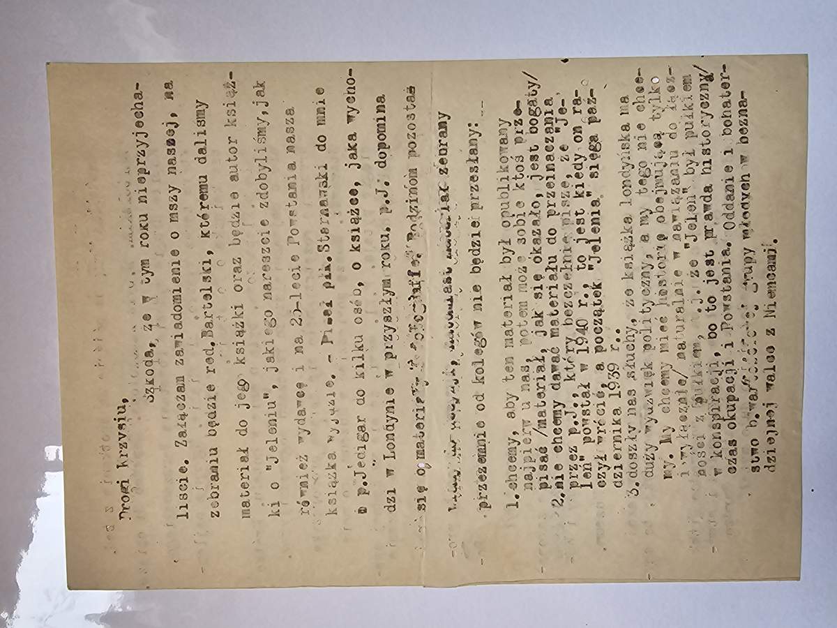 Kartka Tybinkowskiego - 14.V.1960