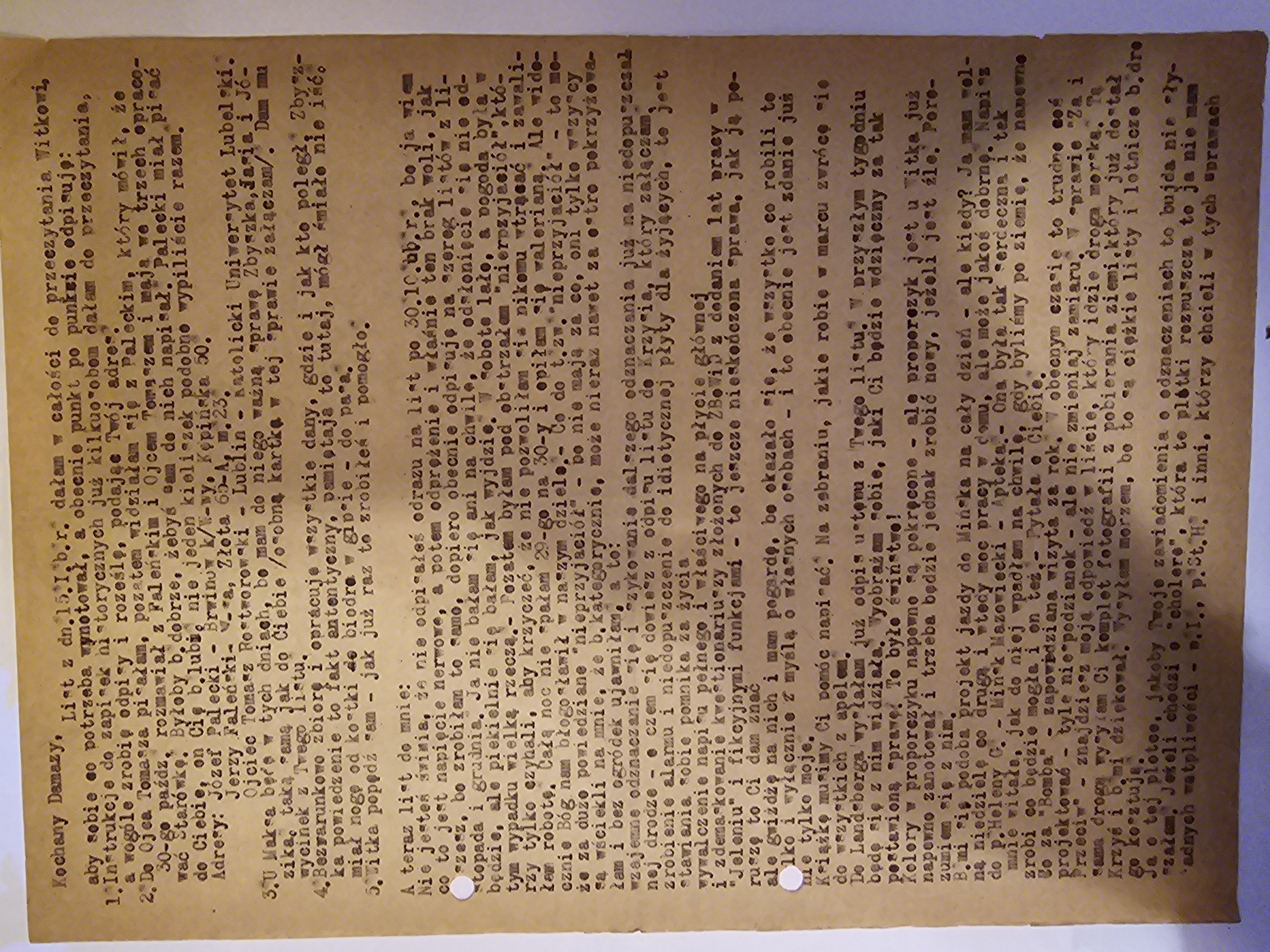 Zaproszenie - lista rozpoznanych na filmie