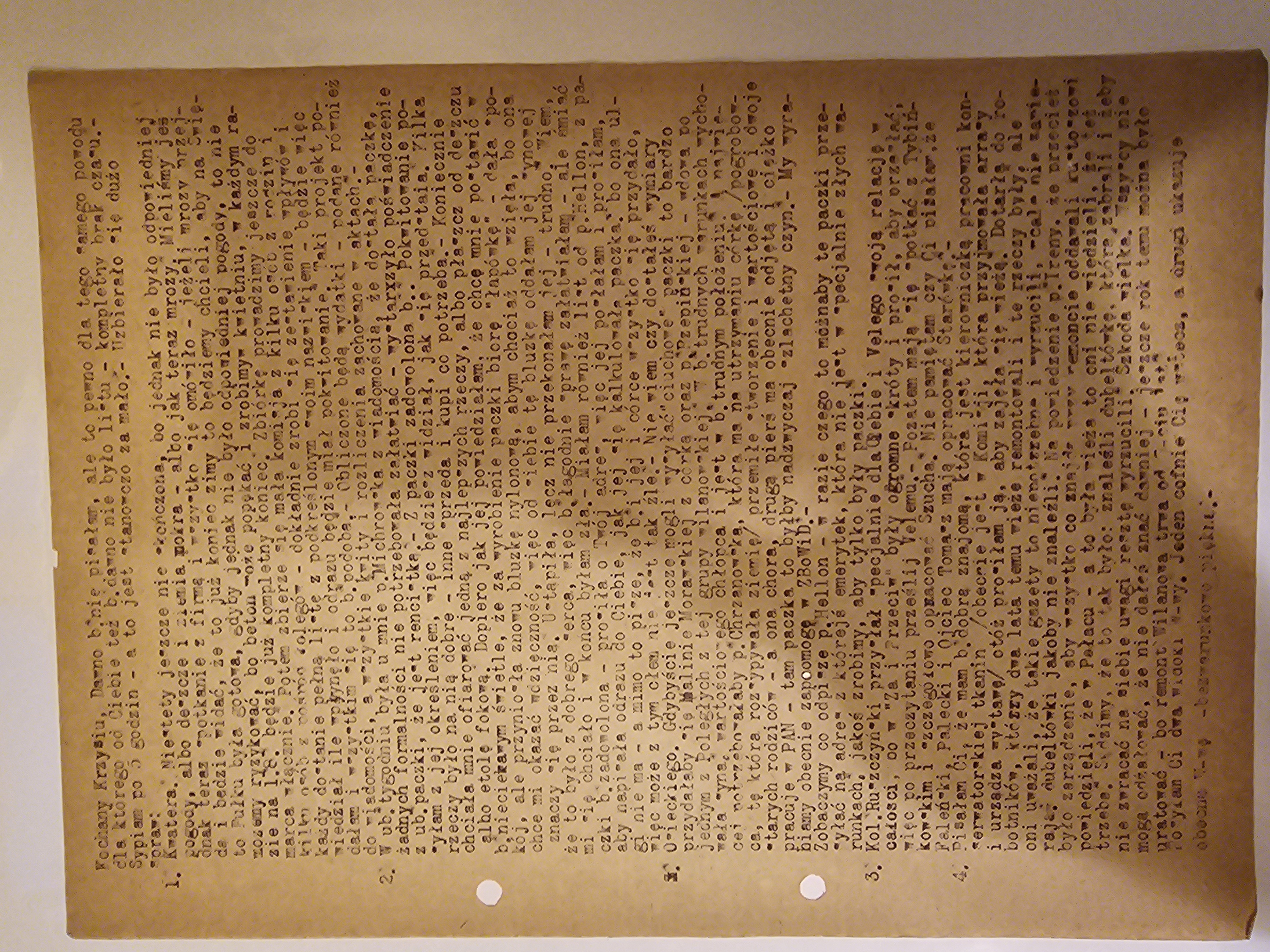 Lista obecnych zebrania 29.VII.1960
