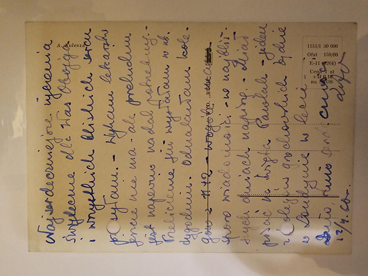 OSTATNI LIST SERII: 25.IX.1970 — ps. 'Kamil' opracowuje hist. plut. 1112,