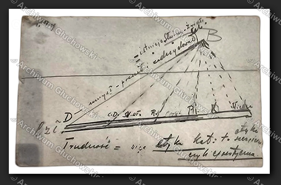 Rysunek techniczny — diagram geometryczny (zadanie szkolne)
