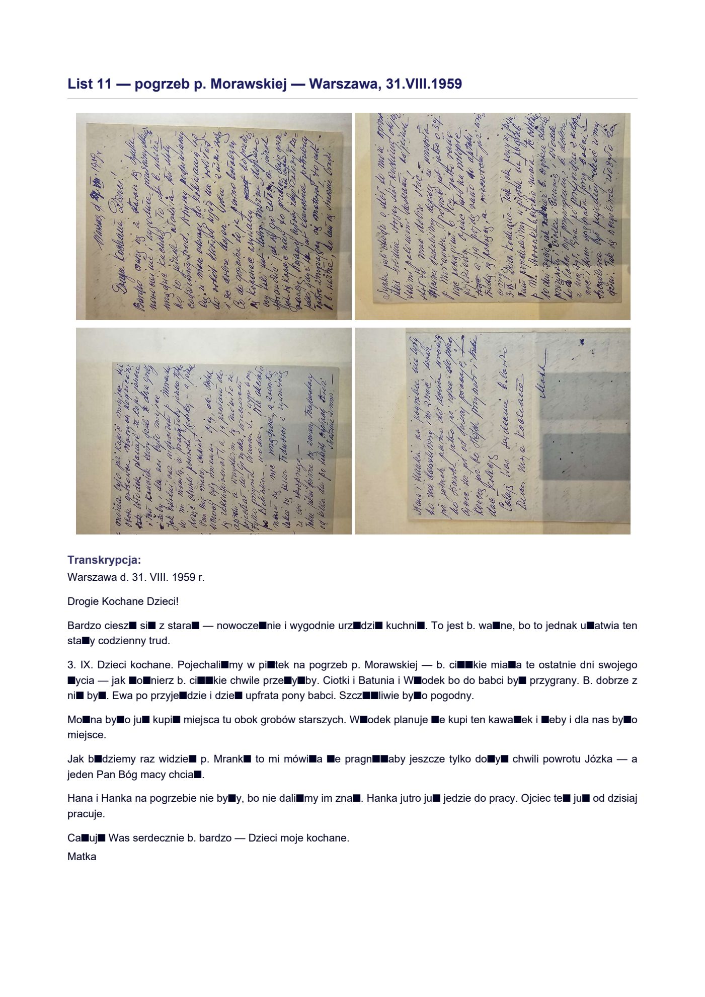 List Wandy z [IX.1959]