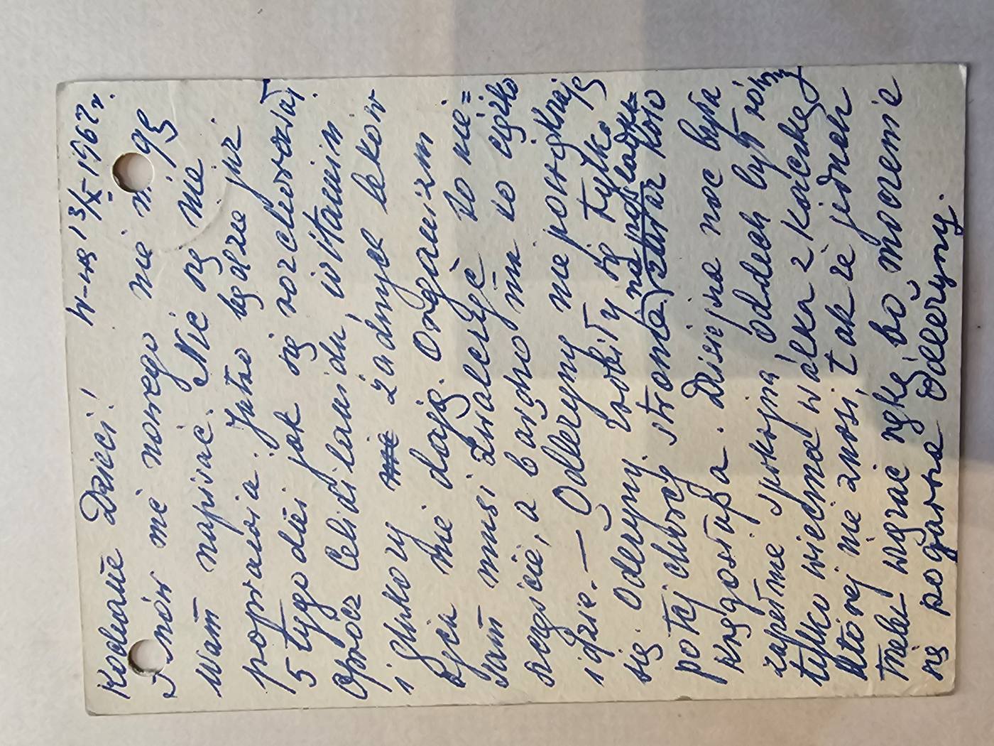 LuIne kartki — jesieI 1962 r.
