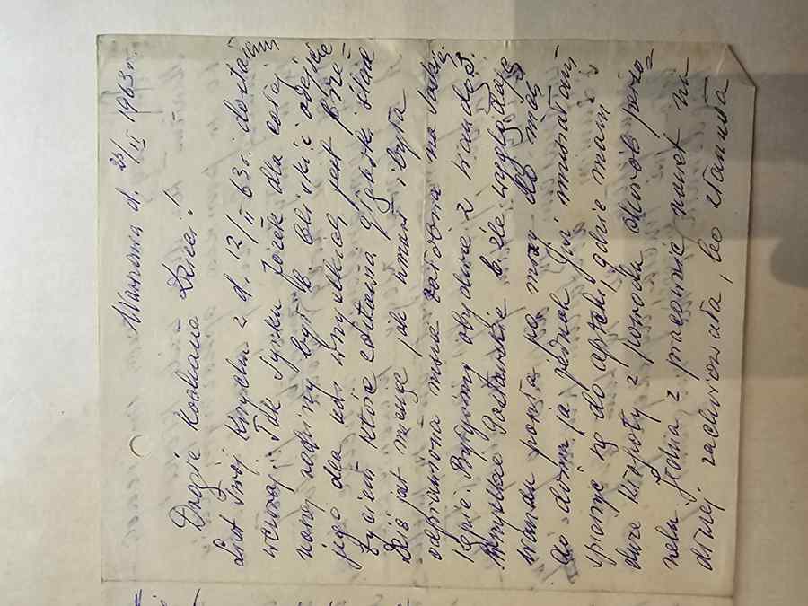 List 3: Warszawa, 25/II 1963 r.
