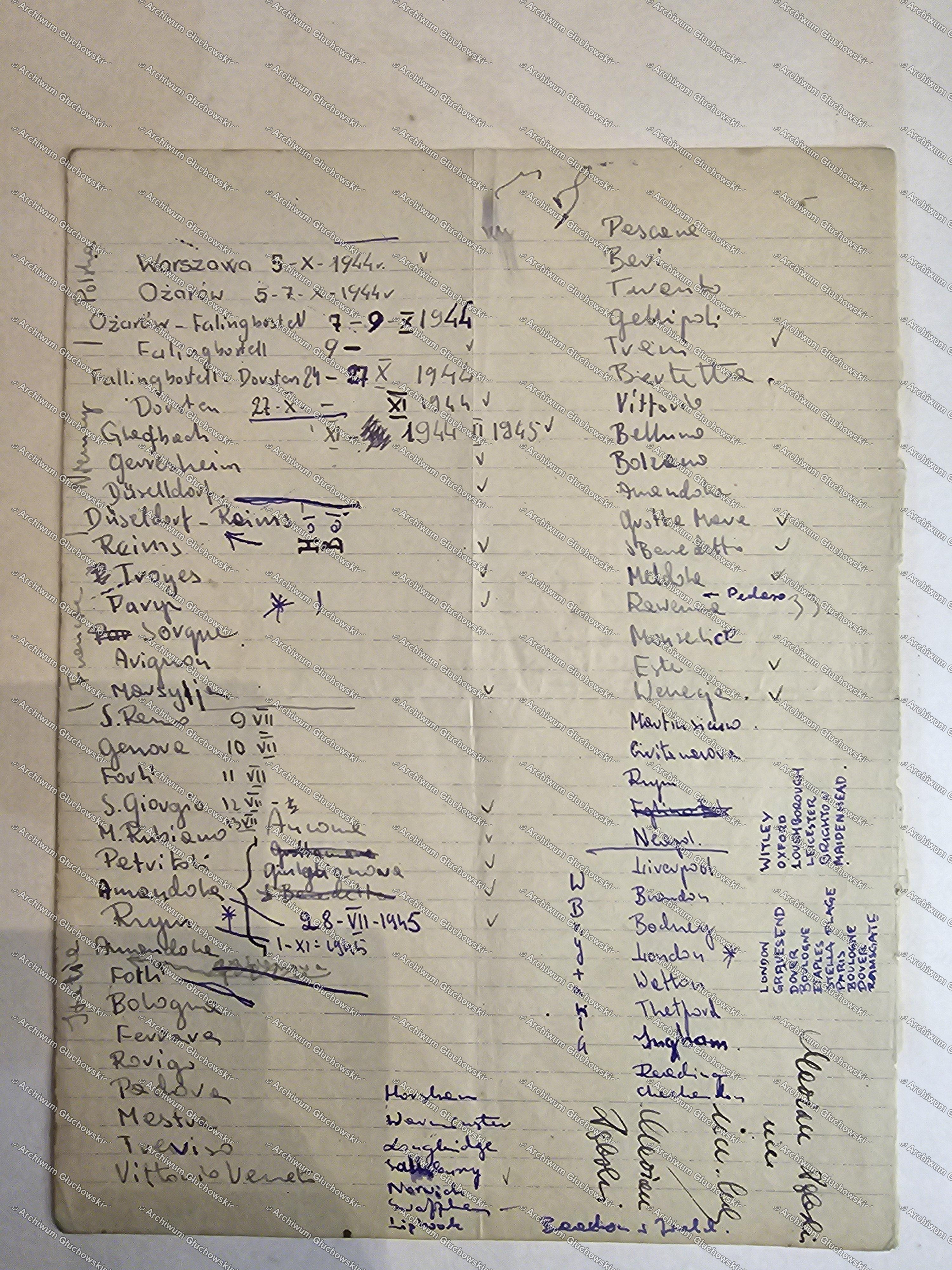 Itinerarium wojenne Krzysztofa — od Warszawy do Bodney