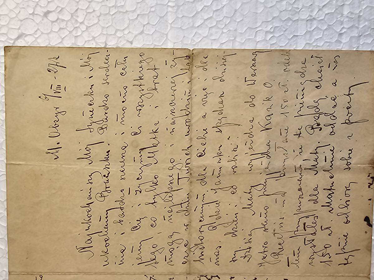★★★★★ List Lecha + Matki Marii Ziółkowskiej → Janusz, 9.VIII.1927 — PIERWSZY list matki w kolekcji