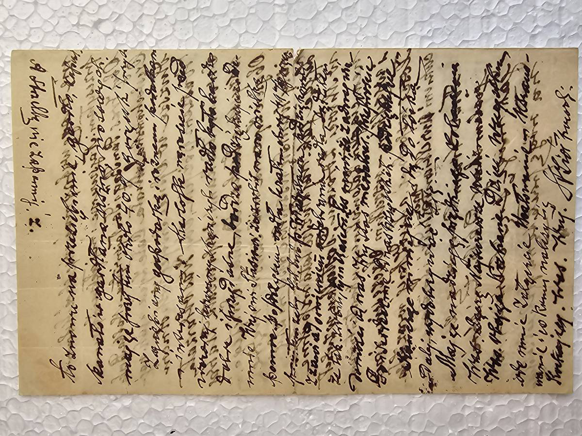 ★★★★ List 'Stary Wuj' → Janusz + Maria Bukowska, 25.VIII.1925 — PIERWSZA znana gratulacja ślubna w archiwum ('Marysieńko')