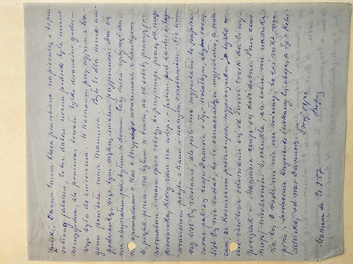 List 4 – Stefan (Józef) do Krzysztofa: podróż powrotna z Londynu