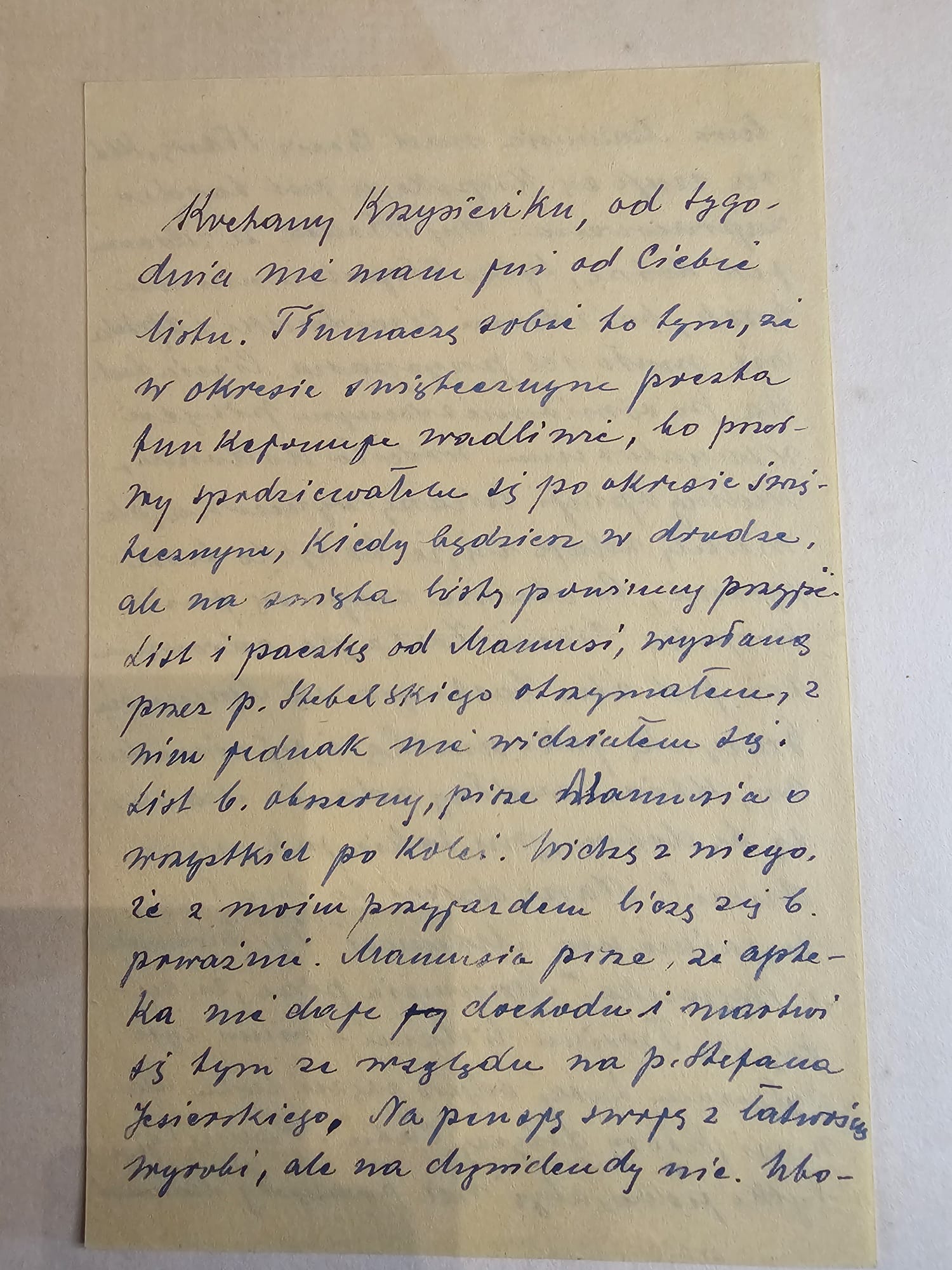 List Stefana — 11.VI.1949, Pomnik Getta (Rapoport), Trasa W-Z, wycieczka do Pułtuska