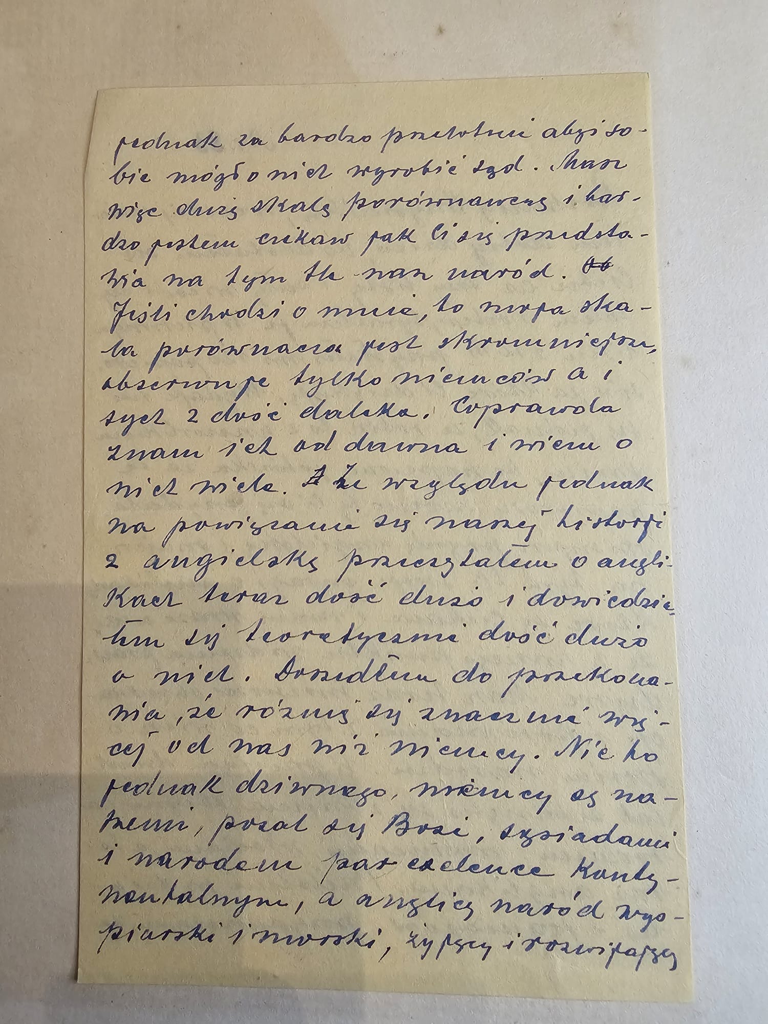 List Stefana — 30.VII.1949, wyniki egzaminów Krzysztofa, pierwsze własne mieszkanie