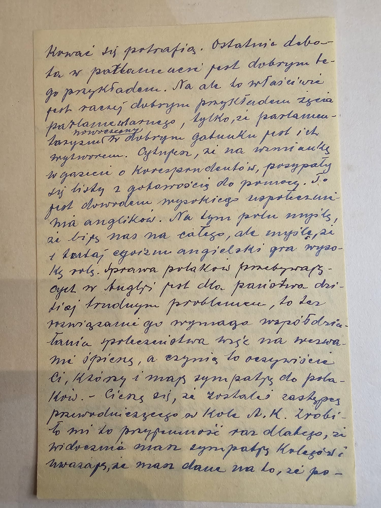 List Stefana — 21.VII.1949, Danuś — serce Krzysztofa, powrót z Giżycka przez Olsztyn
