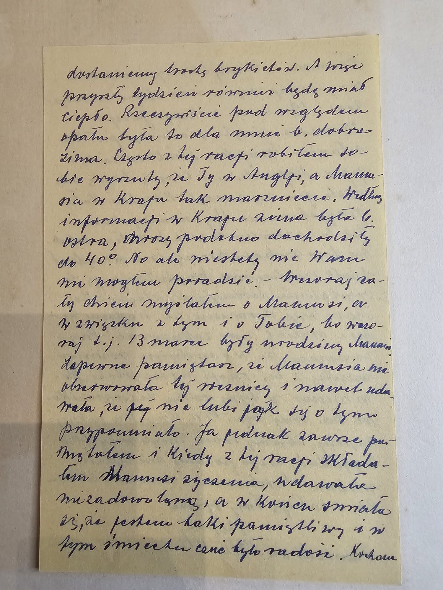 List Stefana — 9.IX / 14.X.1949, Brighton — Krzysztof w nowym mieście