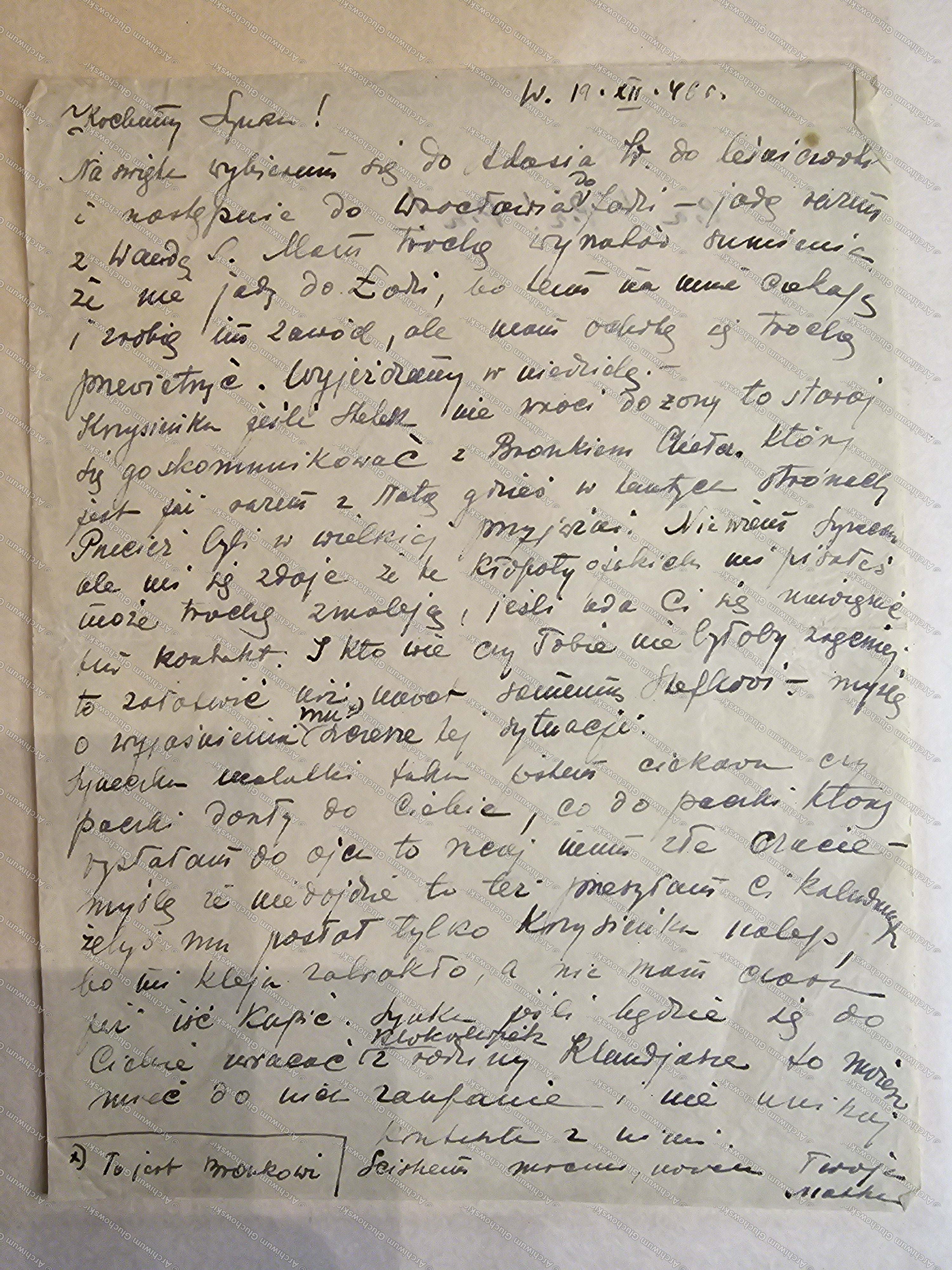 List Wandy — przed Świętami, rady o kontaktach