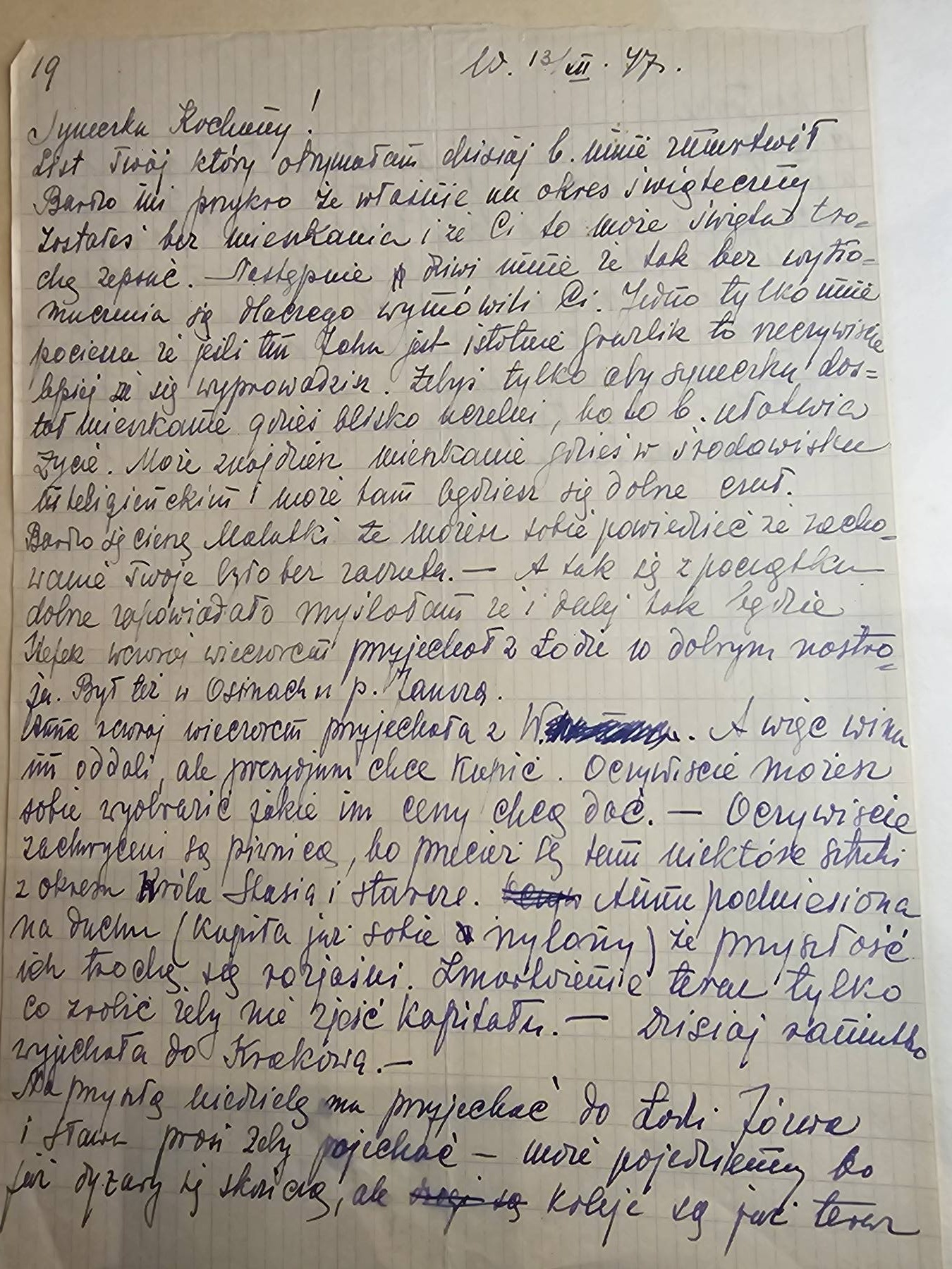 List nr 19 — syn traci mieszkanie, John 'prawnik'
