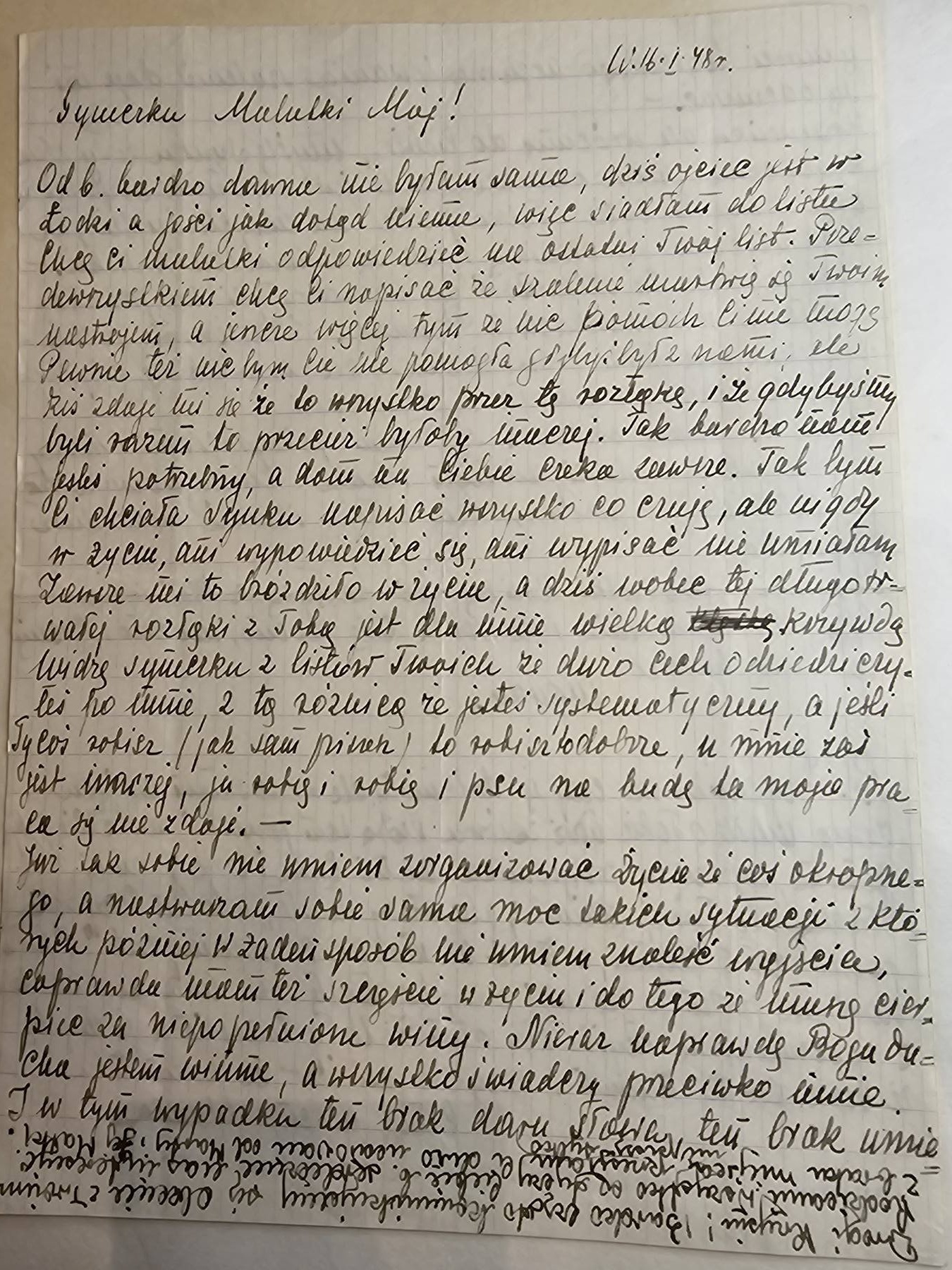 List Wandy — wyznania osobiste, Danusia, Basia K.