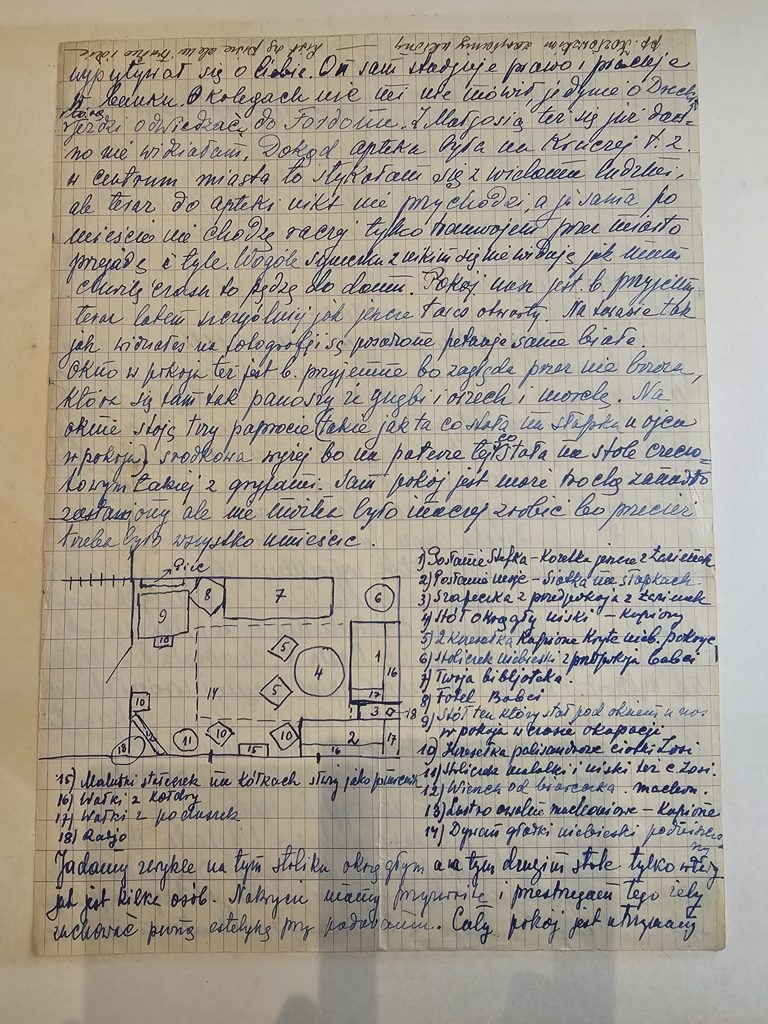 List Wandy — ~1952, str. 19, Manka vs Ewa, zdolności manualne, Egipt żartem