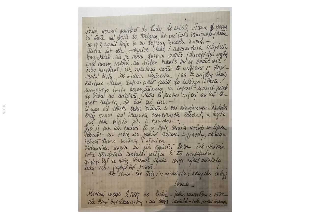 List Wandy — Giżycko 16.VII.1948, koniec urlopu, egzaminy syna, Cronin, Basia Łozakowska