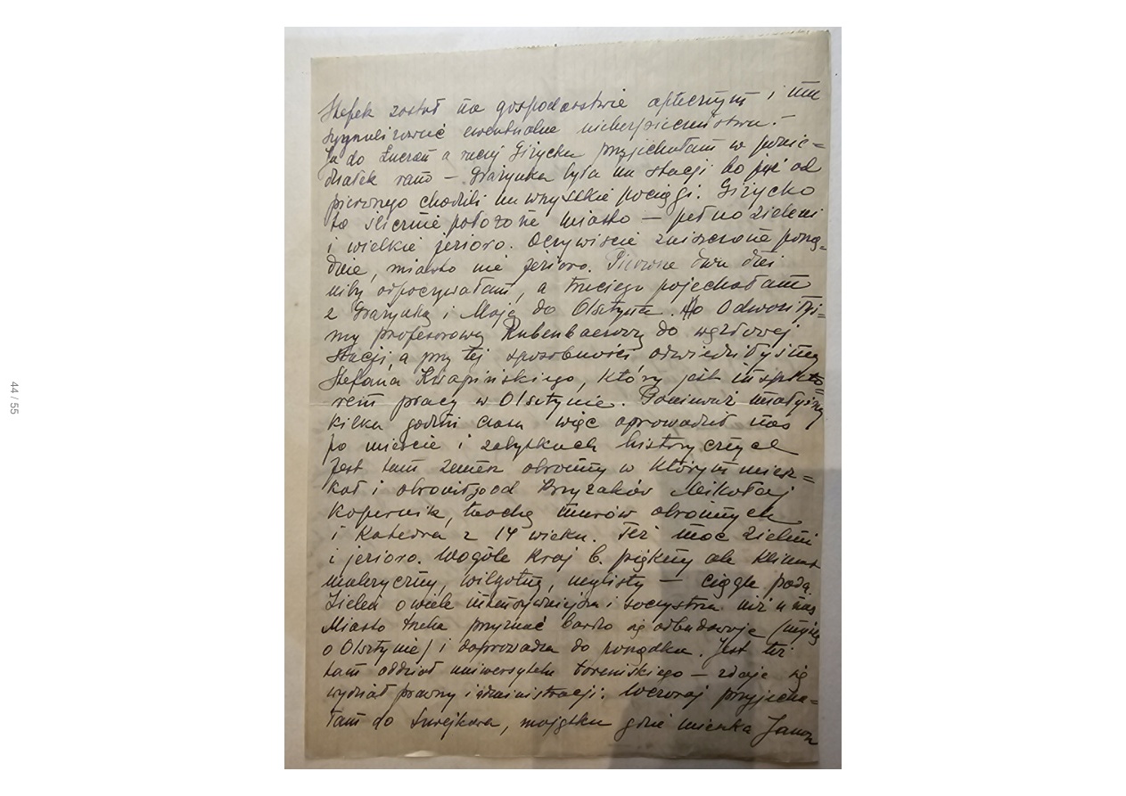 List Wandy — Giżycko/Gdańsk 30.VII–10.VIII.1948, srebrne wesele, biskup gdański, list pp. Wadmin